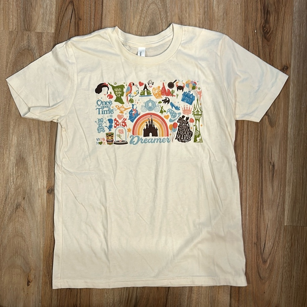 Disney collage t shirt